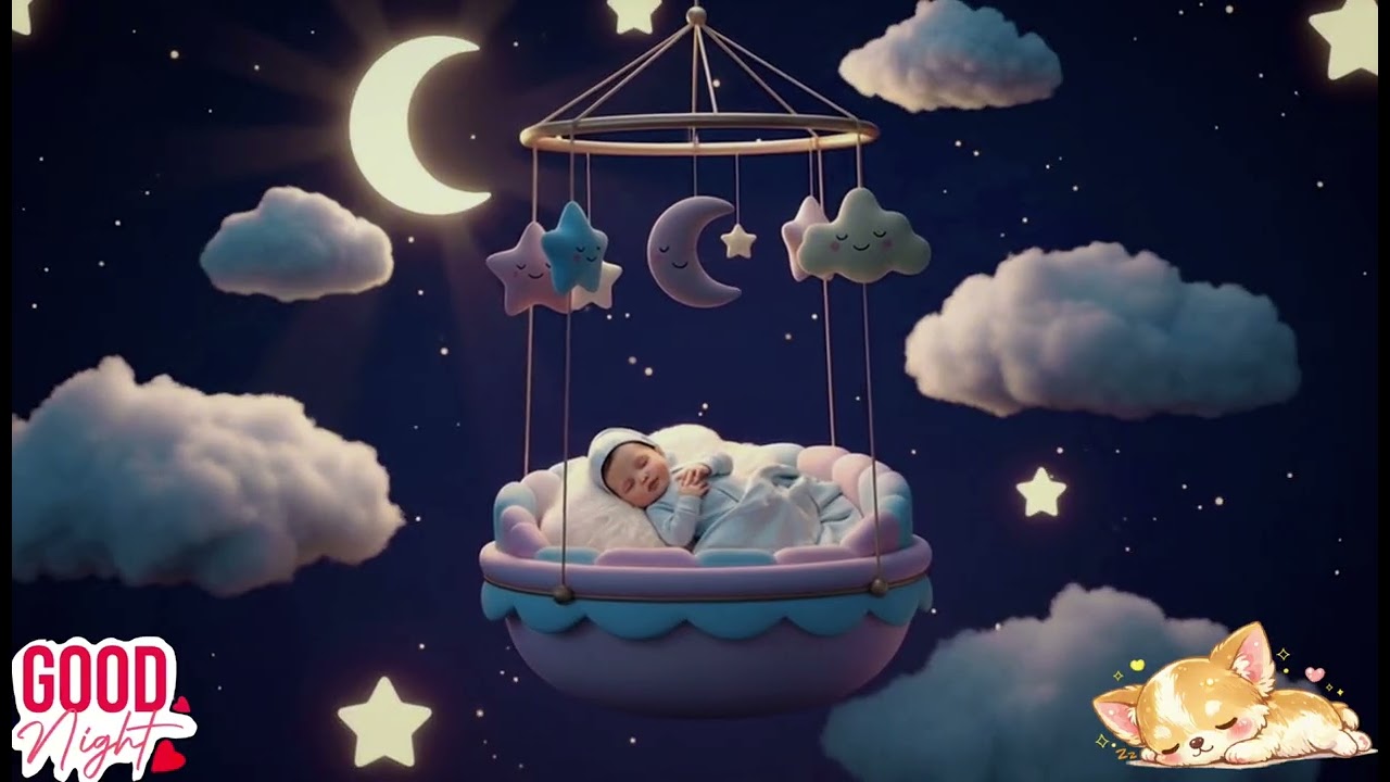 Baby Sleep Instantly 💤 Mozart & Brahms Lullaby | Peaceful Night Music