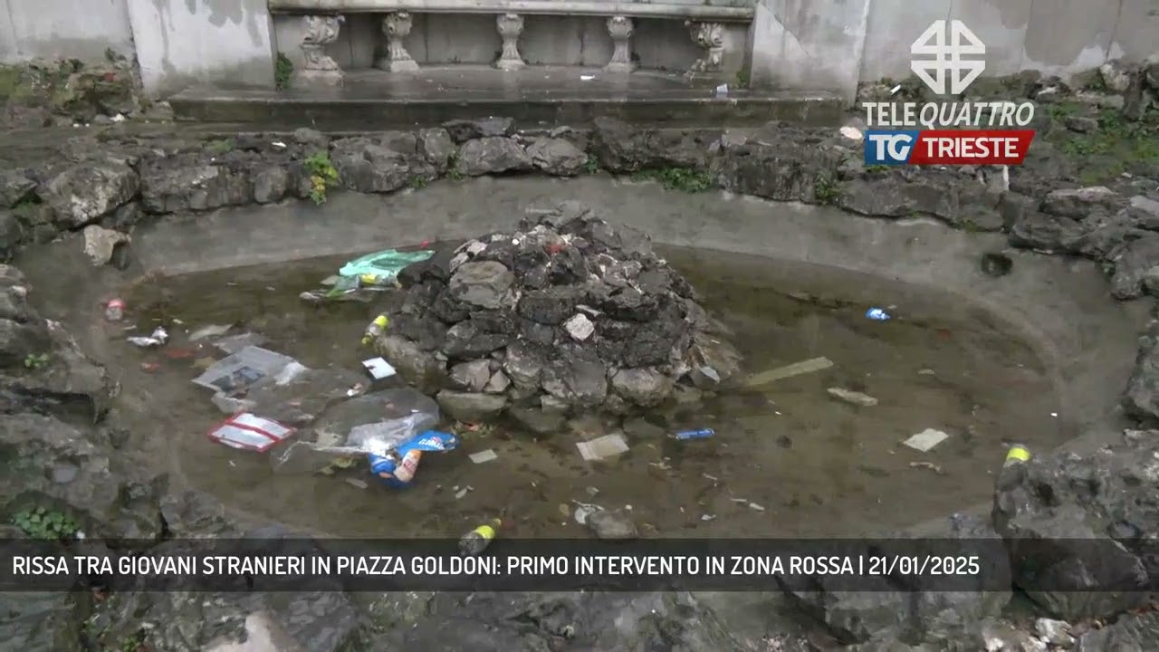 RISSA TRA GIOVANI STRANIERI IN PIAZZA GOLDONI: PRIMO INTERVENTO IN ZONA ROSSA | 21/01/2025