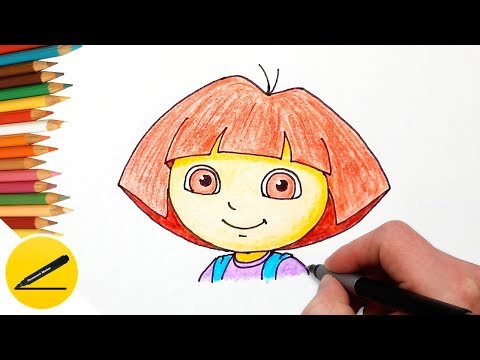 Dora the explorer sketch by mnpnair on DeviantArt