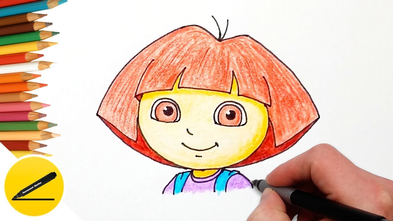 Dora Cartoons Coloring Sheet 18 | Instant Download - MySelfLearning.org