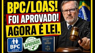 💥 BPC LOAS: ESTATUTO DOS IDOSOS! JUSTIÇA APROVOU ESSES BENEFÍCIOS!