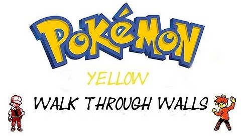 Pokemon Yellow - How To Walk Through Walls | GameShark Codes
