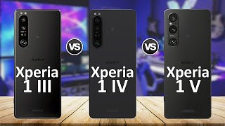 Sony Xperia 1 V vs Sony Xperia 1 IV vs Sony Xperia 1 III \ 123Specs