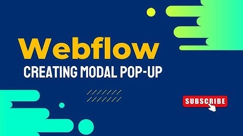 How to Add a Modal Popup to Your Webflow Site: In (Urdu/Hindi)