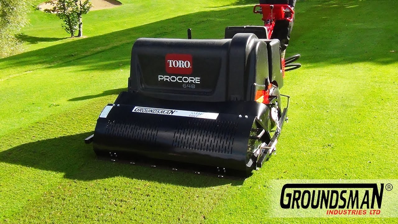 Groundsman Flexblade Core Collector Attachment for TORO Procore (2018