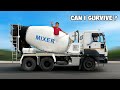 Dont go inside mixer truck       