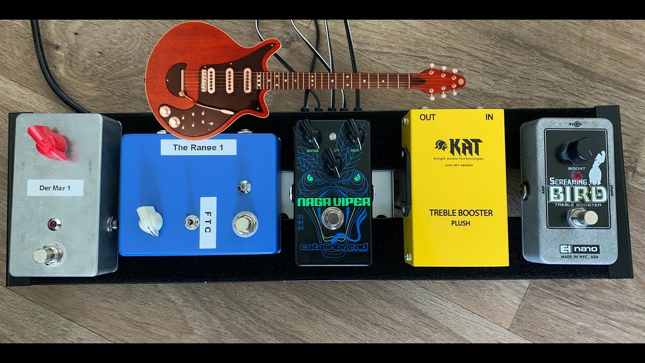 Brian May Treble Booster Alternatives Comparison - YouTube