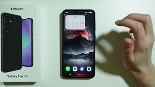 Samsung Galaxy A36 5G: How to Change Widget Size (Resize Widget in Home Screen)