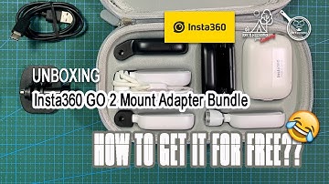 How to get FREE Accessories from Insta360?? | Mount Adapter Bundle | Insta360 GO 2 - Iny