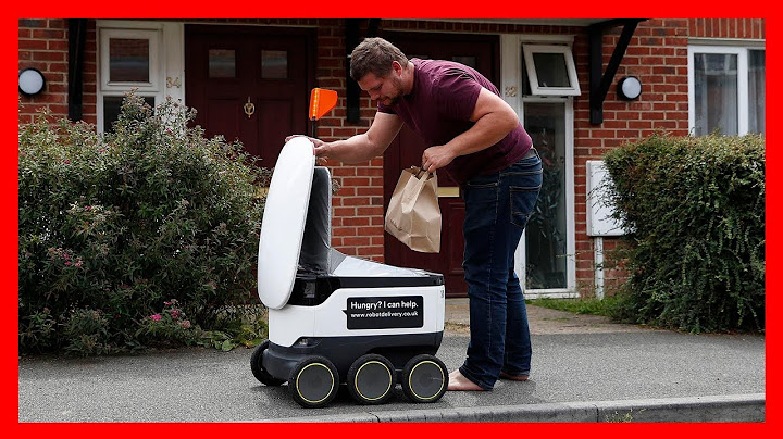 💥 LLegan los ROBOTS Repartidores de COMIDA a domicilio