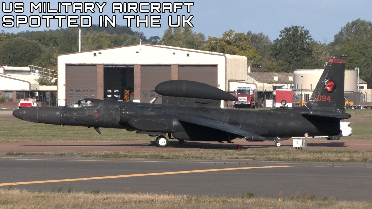 Different US military aircraft in the UK