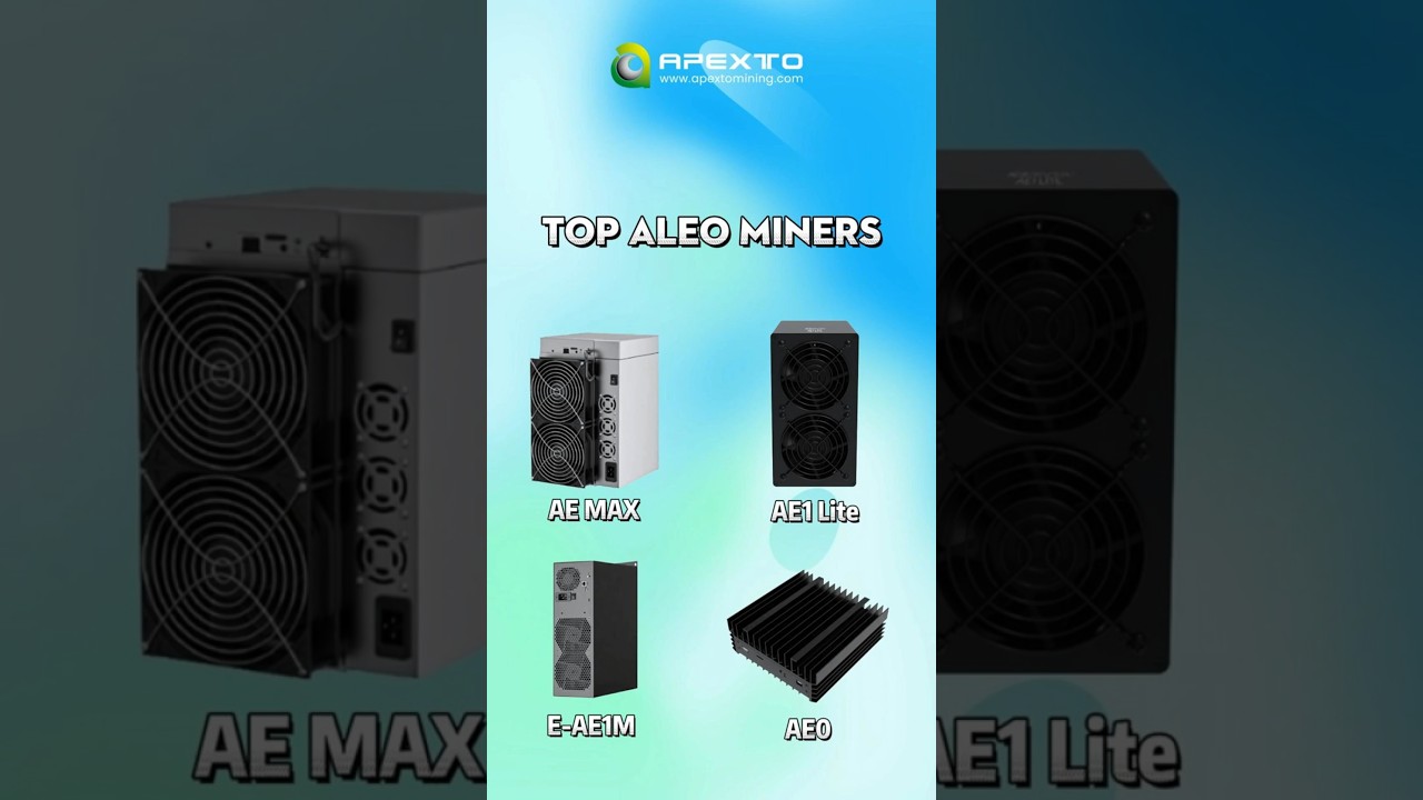 Top ALEO Miners | Goldshell AE MAX & IceRiver AE1 Lite