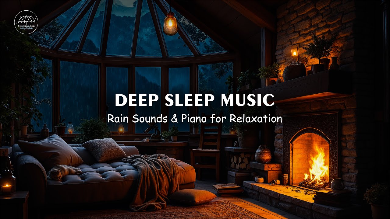 Deep Sleep Music | Relaxing Rain & Piano Sounds for Stress, Anxiety ...