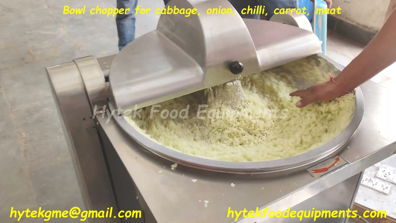 Bowl Type Onion Chopping Cutting Machine