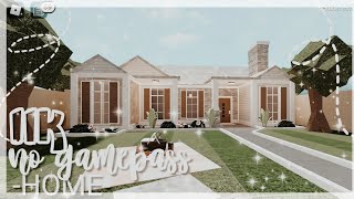 11k no gamepass one story home 🌷🌹 | bloxburg speedbuild | mobile