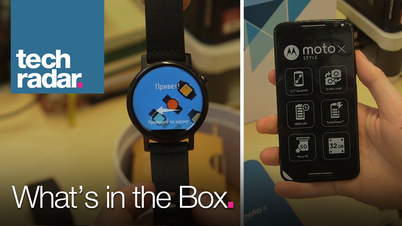 Moto 360 (2015) & Moto X Style What's in the Box? YouTube