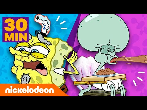 Le fasi della vita di SpongeBob ⏰ Da baby Sponge a vecchio brontolone | Nickelodeon Italia
