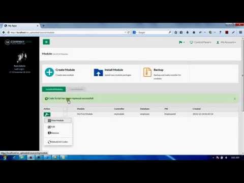 Laravel Sximo - Create Basic CRUD