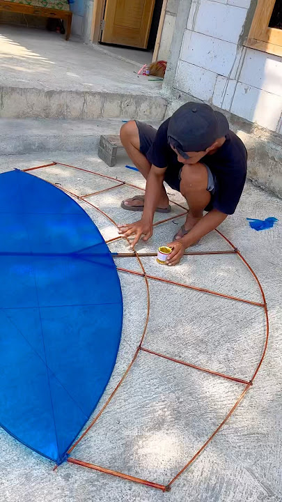Cara Ampuh menyampuli layangan super kencang (GLOWING) #layangan #gapangan #kite #mainan #pegon