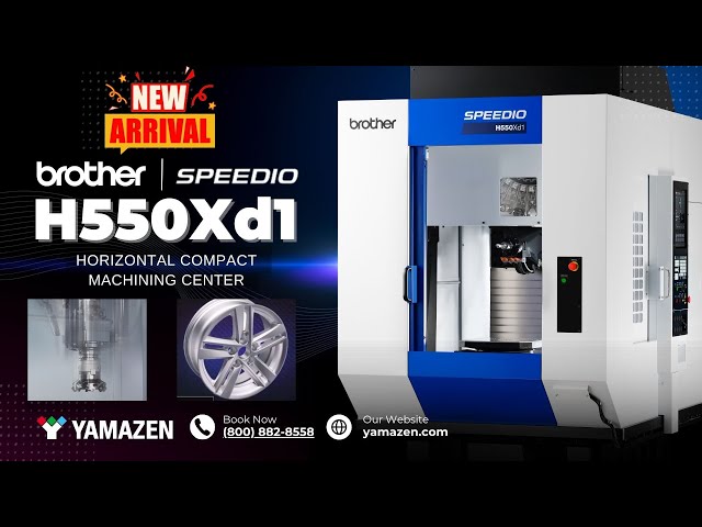 Brother SPEEDIO H550Xd1: Compact, Horizontal Machining - YouTube