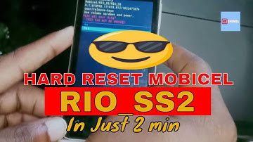 How to hard reset Mobicel - RIO_SS  (remove password in 2 min)