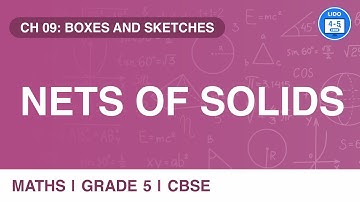 Introduction to nets and nets for a cube | Boxes and Sketches | Geometry | Class 5 | Chapter 9