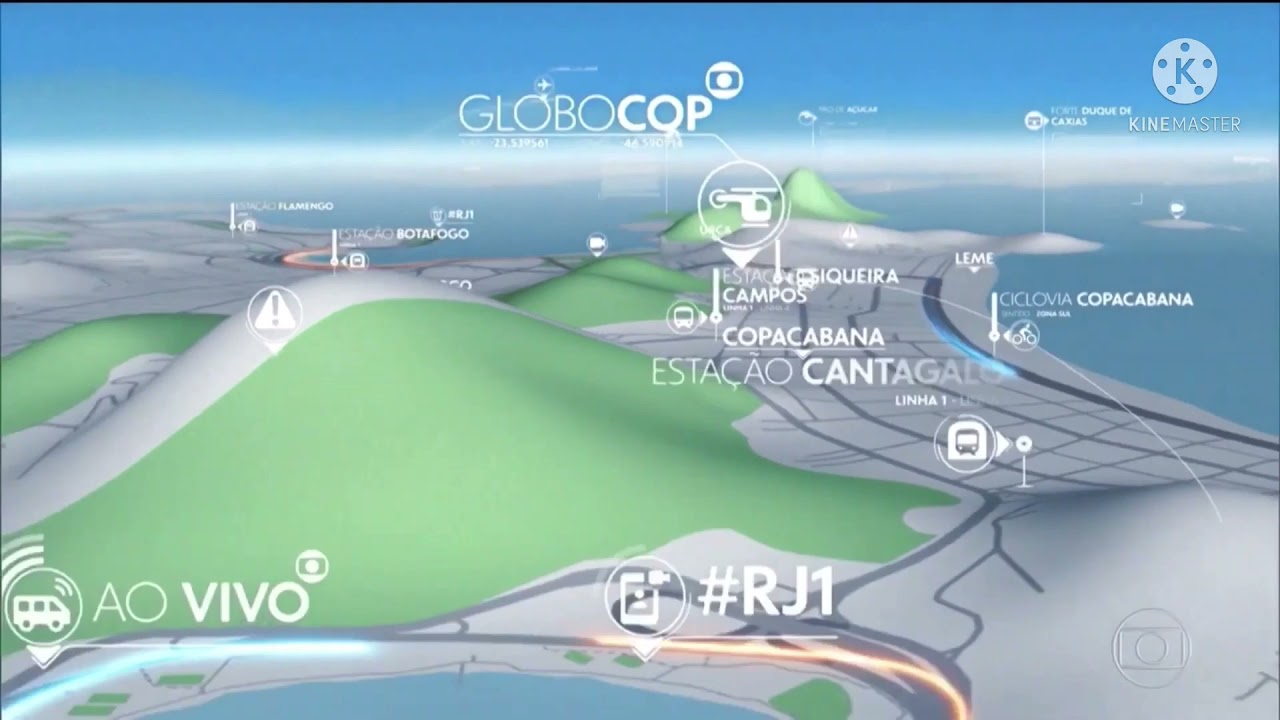 Vinheta do RJTV 2018 (RJ1) com a trilha do Praça TV de 2009*