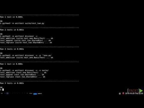 41   Using unittest's Test Discovery