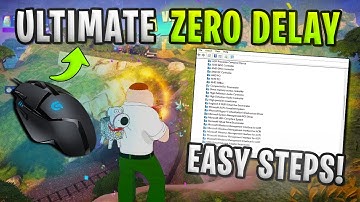 How to Get 0 Input Delay in Fortnite Chapter 5! ✅ (Keyboard Latency & System Tweaks)