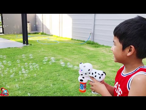 น้องบีม | รีวิวของเล่น EP184 | ที่เป่าฟองสบู่ใส่ถ่านรูปหมา Toys