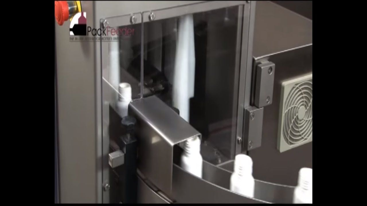 Bottle unscrambling machine for small bottles - PackFeeder MICRA