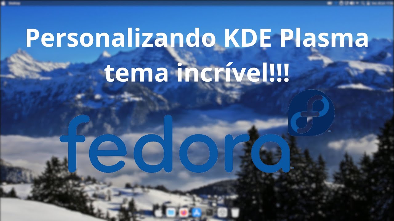 PERSONALIZANDO ESSA SPIN DO FEDORA 38 COM KDE PLASMA!!! FICOU INCRÍVEL ...