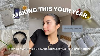 HOW TO MAKE THIS YOUR BEST YEAR: deep cleaning, goal setting, vision boards & more ♡
