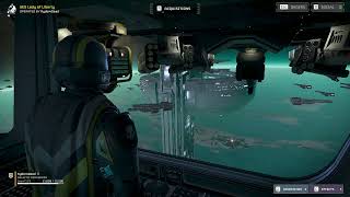 Democracy Space Station FTL jump - Helldivers 2