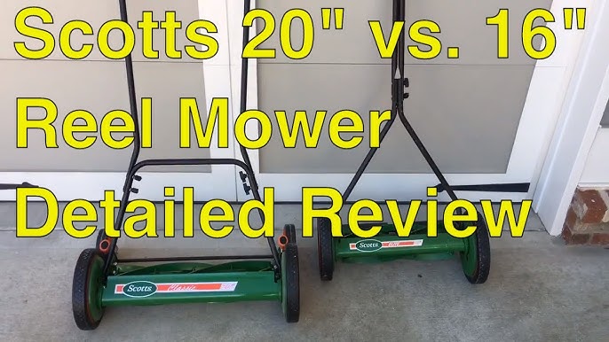 How To Adjust the height on a Scotts Classic Reel Mower 