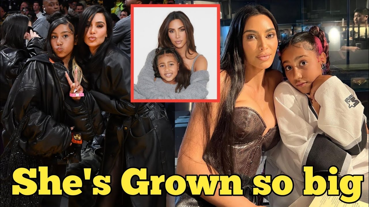 Kim Kardashian's daughter North West have grown so big in back to