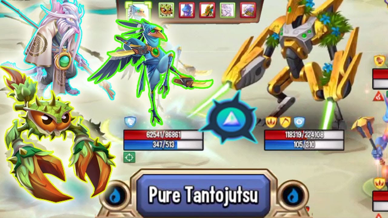 Monster Legends Wing-Su Master Rat Kernel Pip Team combat review - YouTube