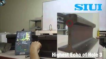 SIUI Digital Ultrasonic Flaw Detector for Rail Weld Joint RailTek and Crawler