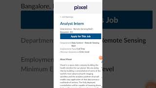 Pixxel Recruitment for Freshers/ Must Apply/ Link in Description.