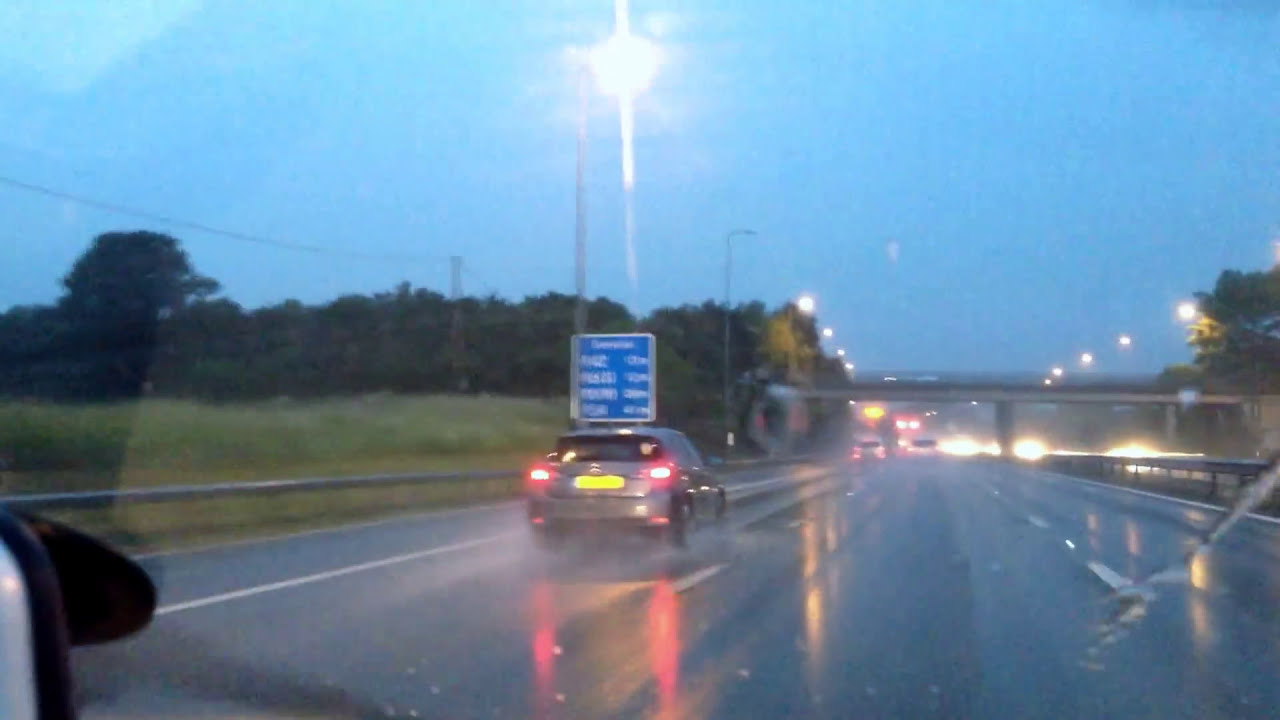Sound of rain | M5 Northbound UK