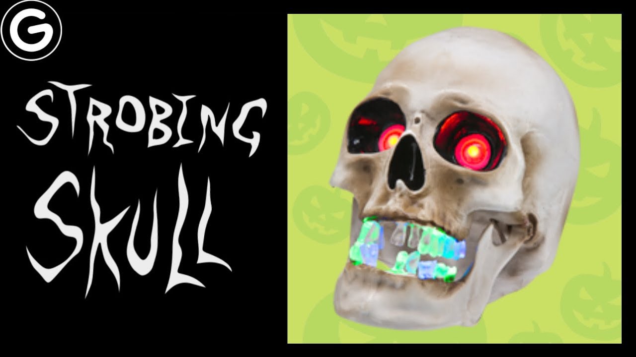 Gemmy Industries Corp. 2012 Multicolor Strobing Skull (2015 model