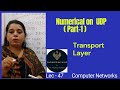 Lec47 Numerical On UDP Header