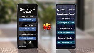 Moto G37 Power Vs Moto G57 Power 