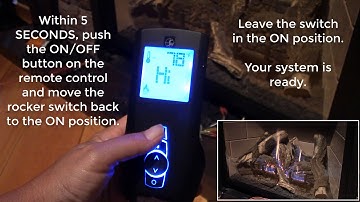 Komfort Control Proflame 2 - Syncing Remote Video