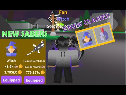 Saber Simulator New Update New Classes Sabers And More Roblox Saber Simulator Youtube - cool new update roblox saber simulator youtube