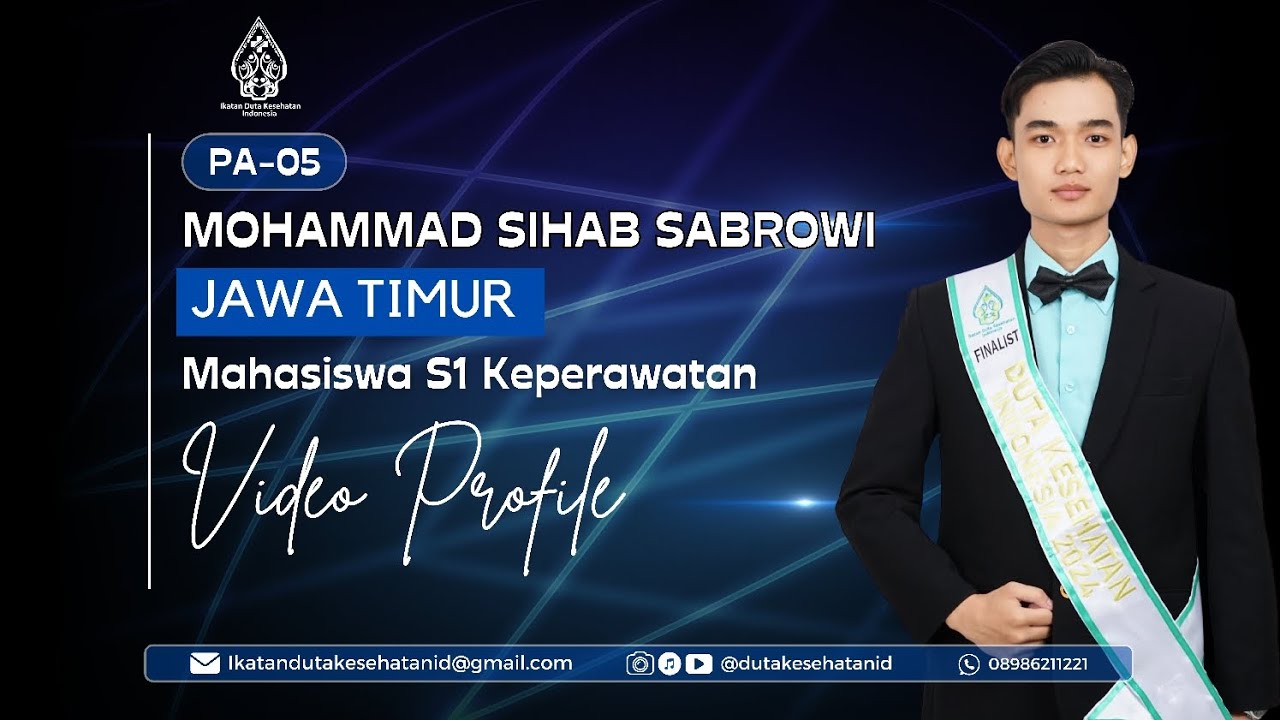 MOHAMMAD SIHAB SABROWI | JAWA TIMUR | VIDEO PROFILE DUTA KESEHATAN INDONESIA 2024