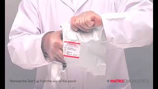 Matrix Diagnostics - How to Test For Drugs Using a Matrix Multi Panel Collection Cup