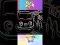 [1 MINUTE LOOP ] 🚍 Wheels on the Bus Sound Variations Remix 🎶 || Several Version | LullaBus #shorts