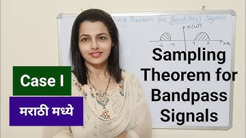 Sampling Theorem for Bandpass Signals in Marathi
