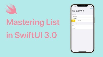 7 Things To Master In SwiftUI List | SwiftUI 3.0